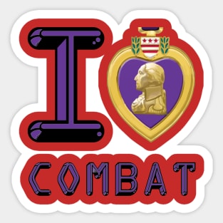 Purple Heart Sticker